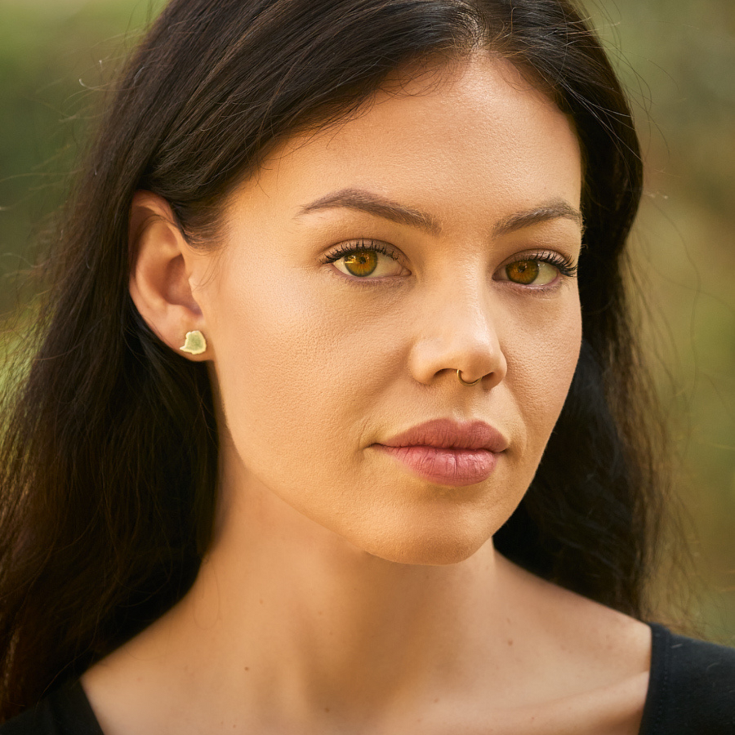 Sterling Silver Zimbabwe Map Earrings Made in Africa by The Zuri Collection