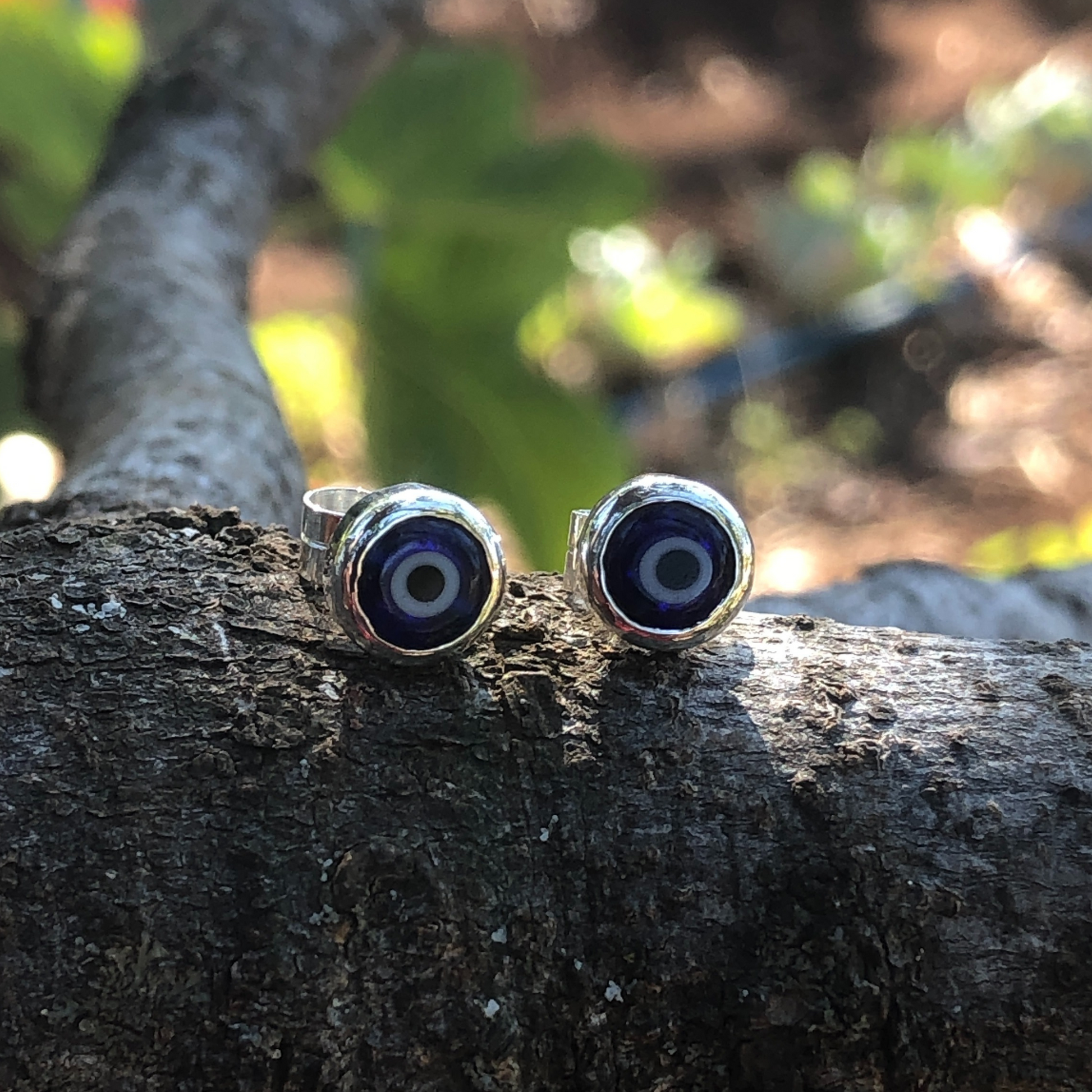Evil Eye Studs Made in ZImbabwe