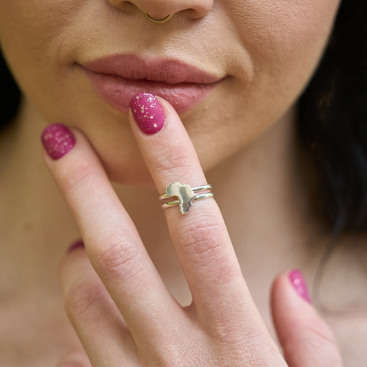 Double band African Ring