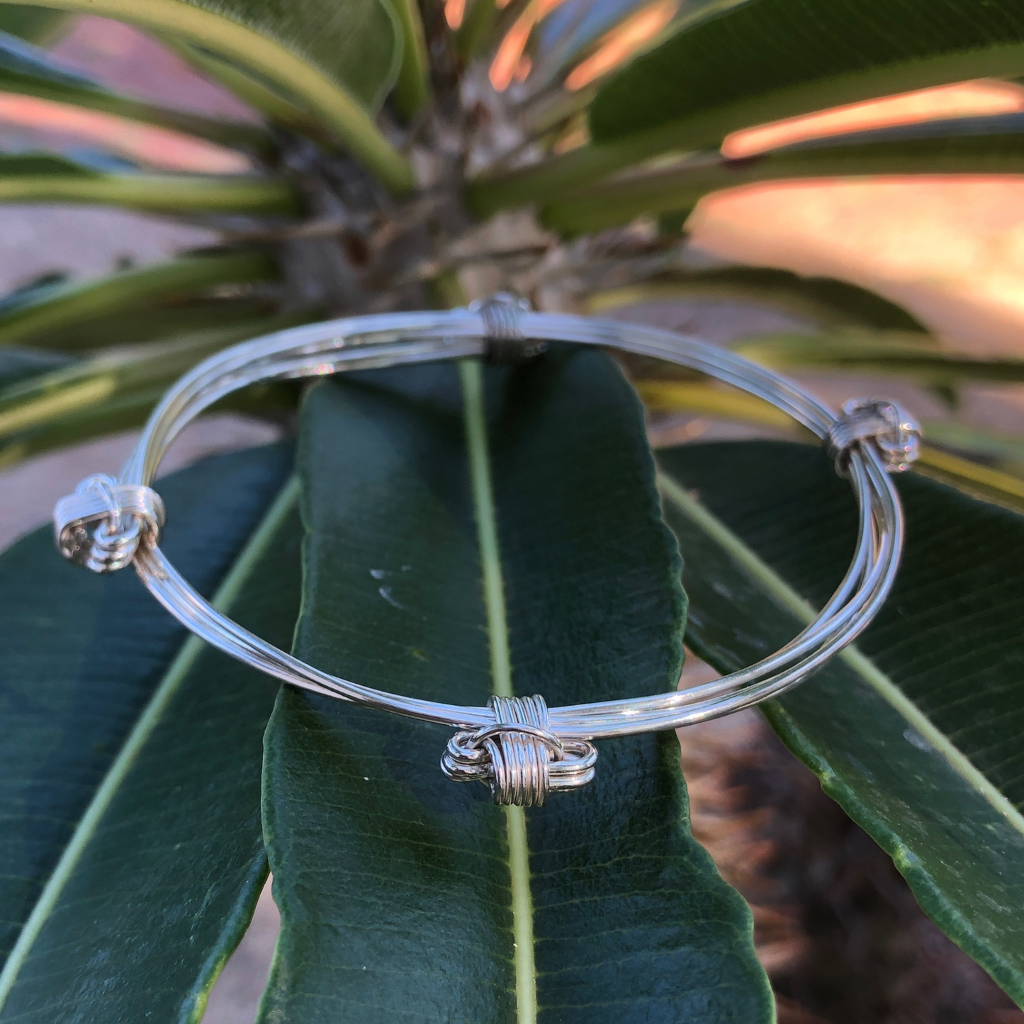 Adjustable 3 strand elephant hair jewelry