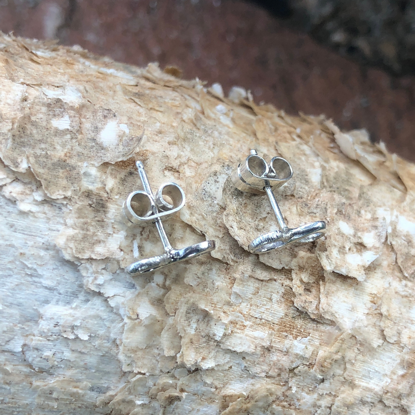 made in zimbabwe infinity studs