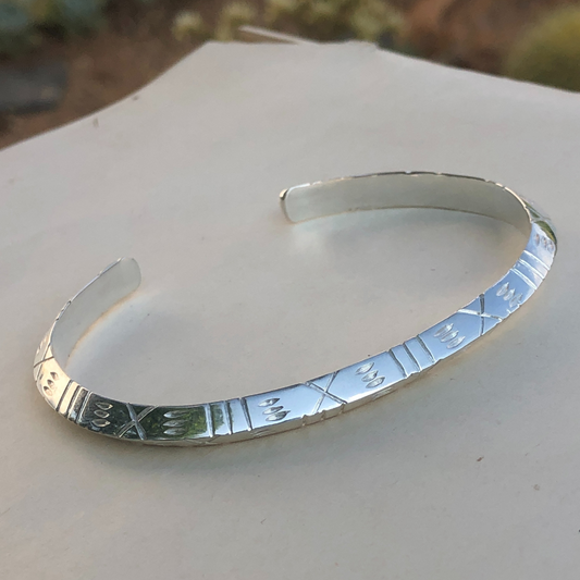 Ndebele Peak Cuff Bangle