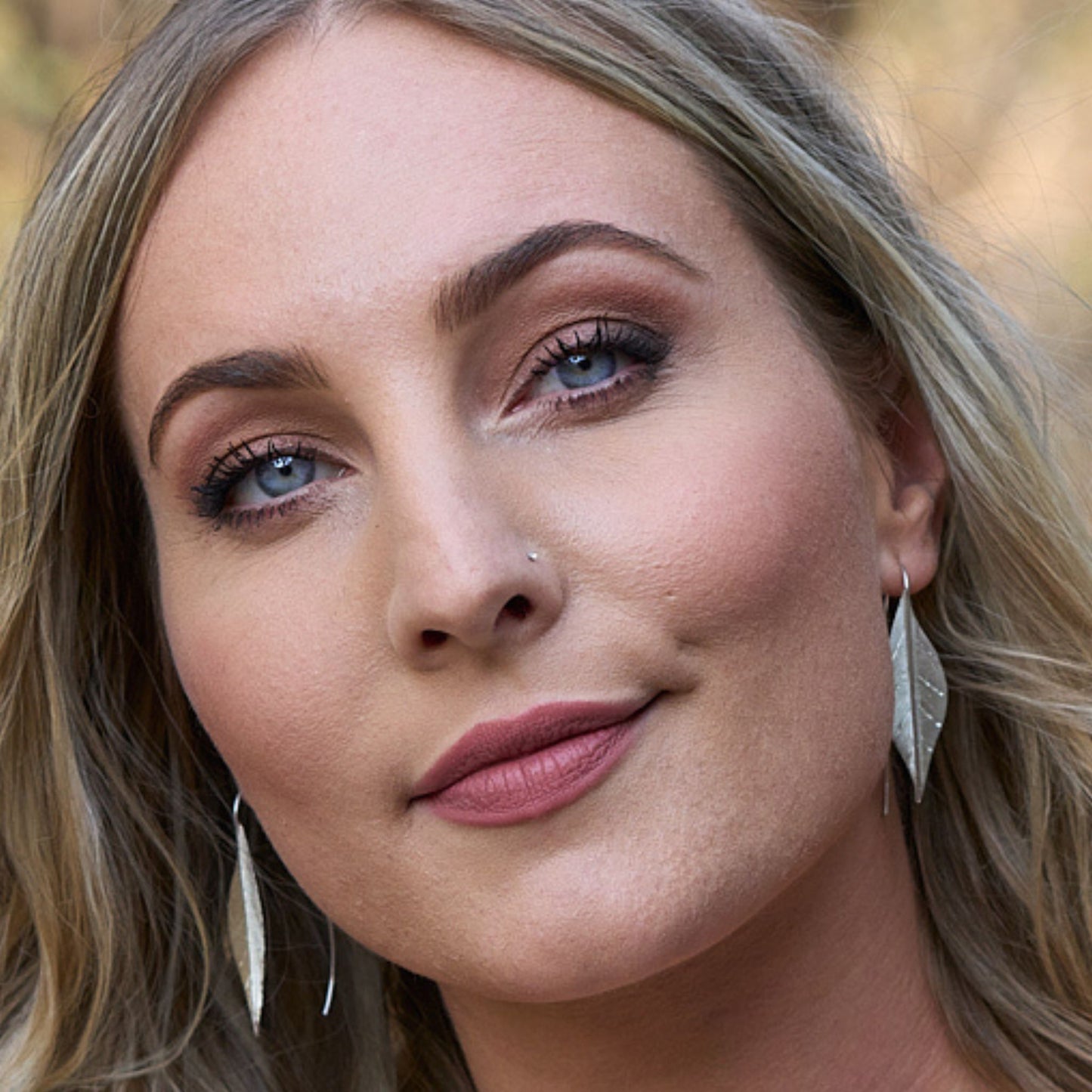 Large Silver Drop Earrings made in Zimbabwe, Bulawayo