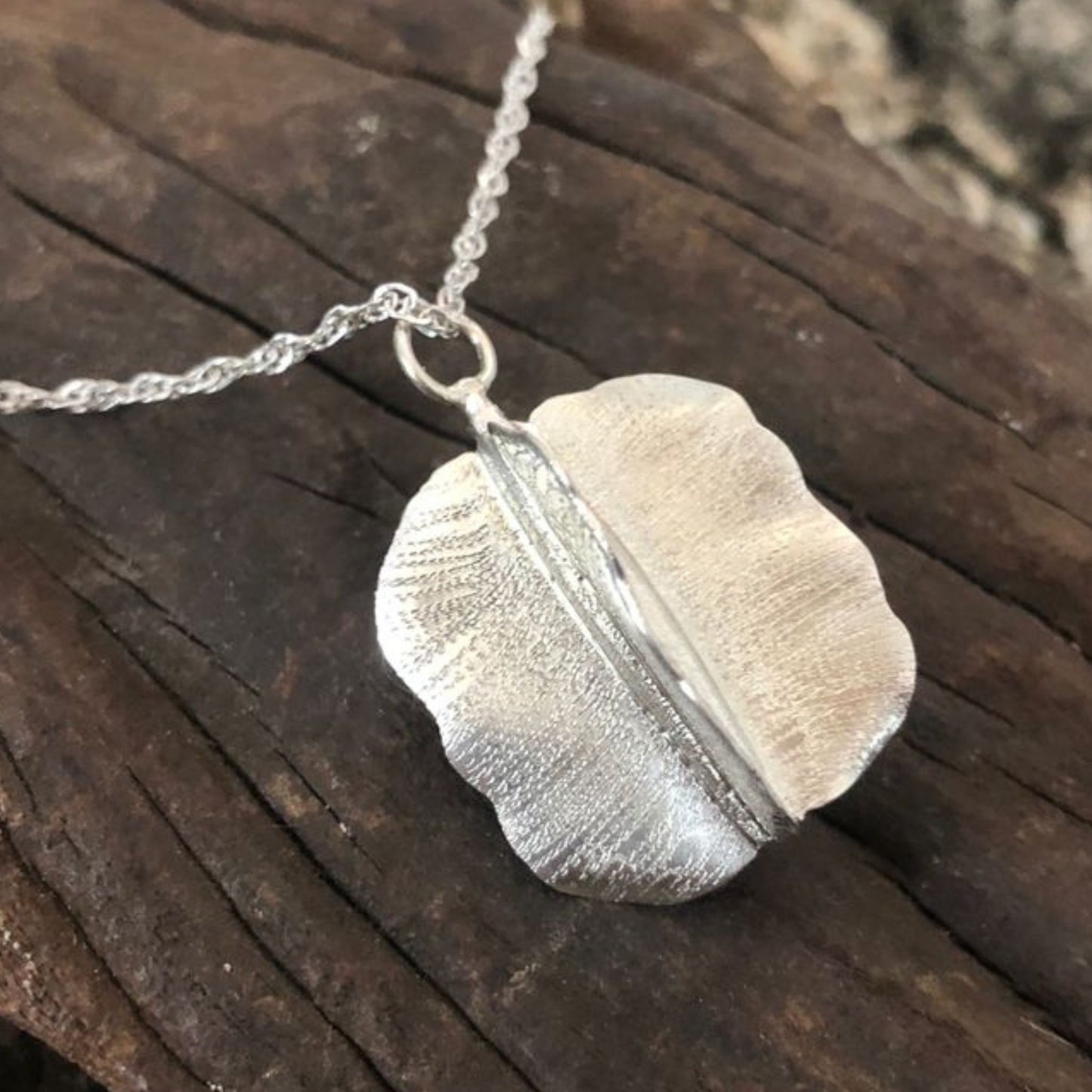 Sterling Silver Combretum Pod Necklace