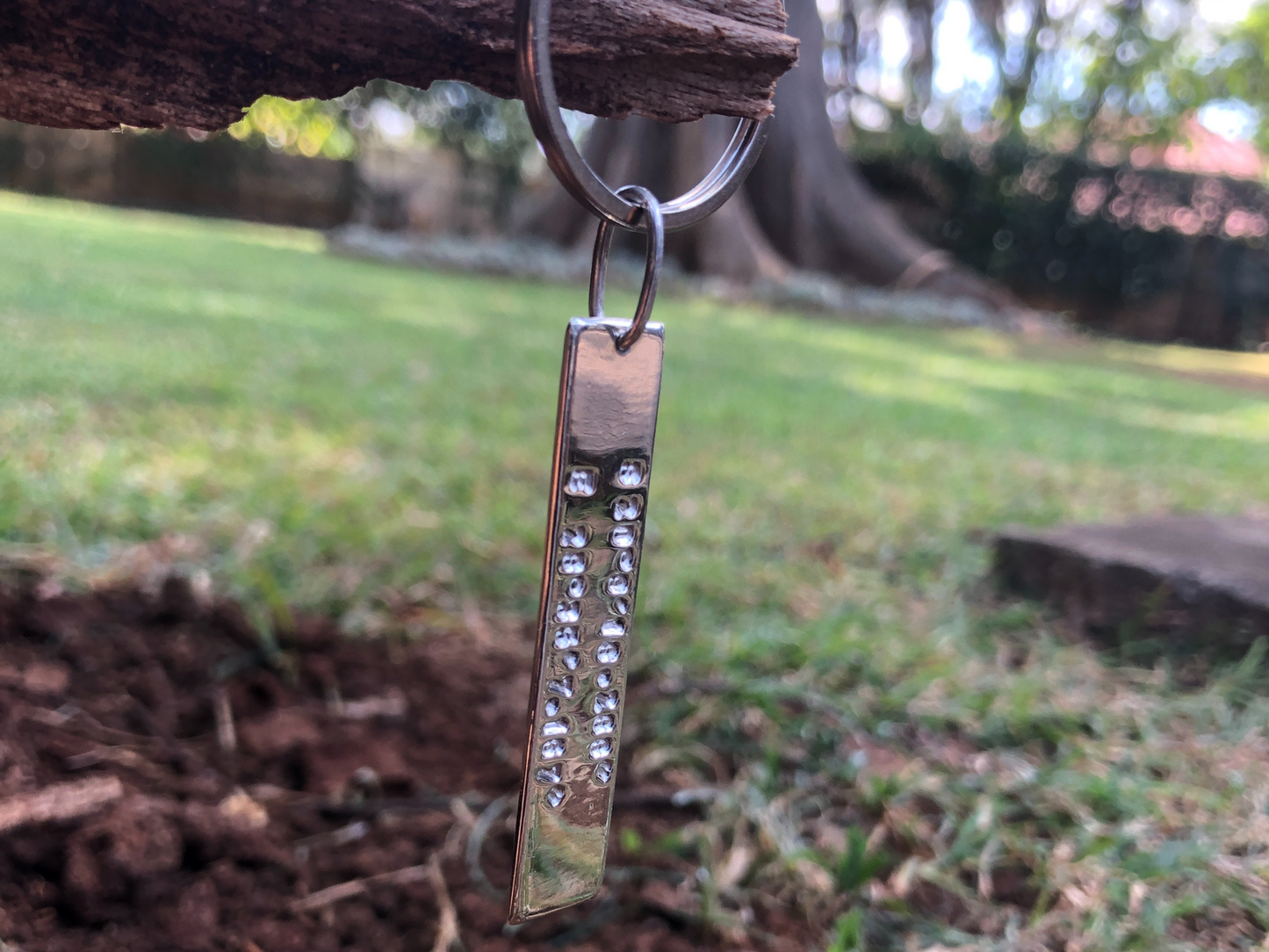 GPS keychain made in Zimbabwe