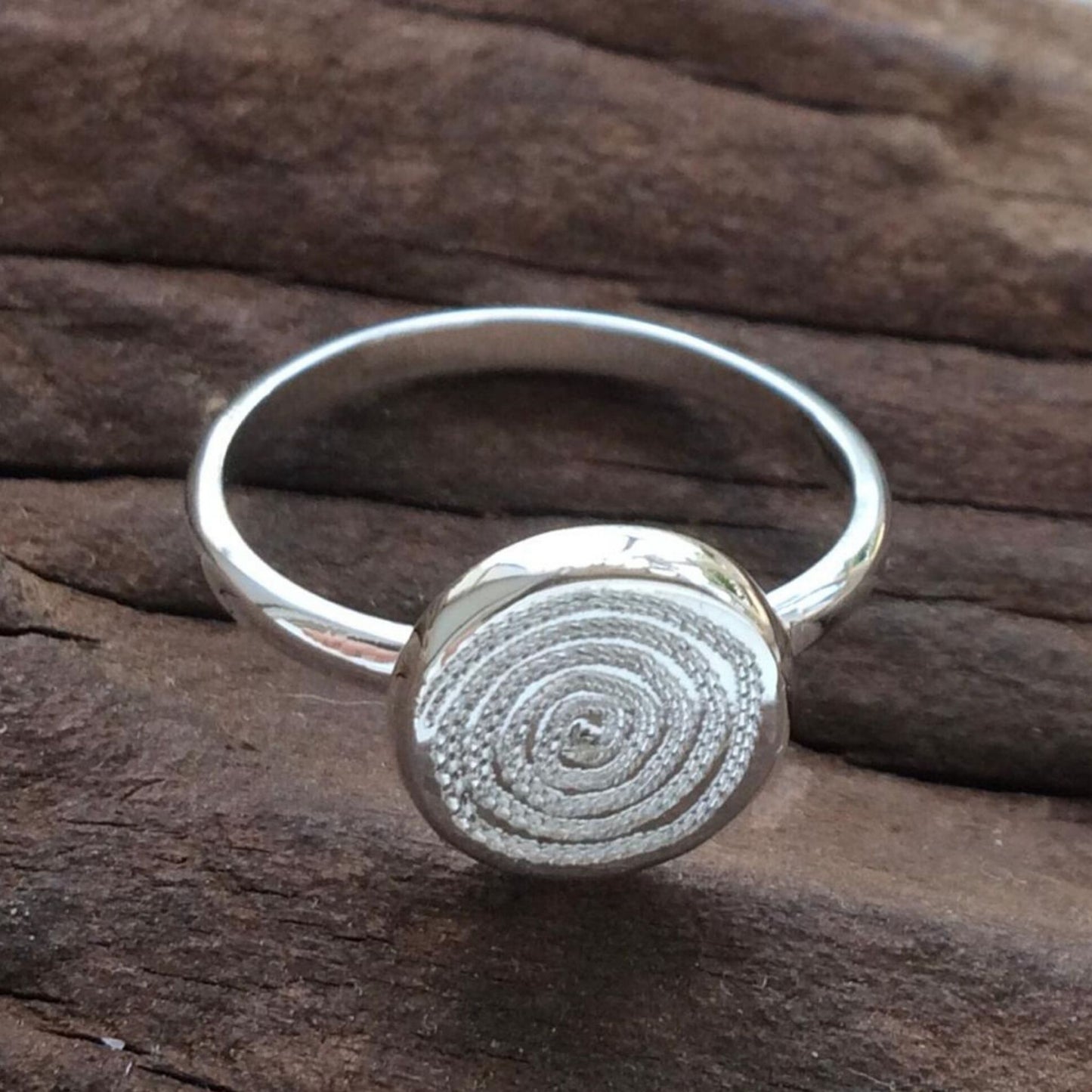 Sterling Silver Single Band 10mm Ring made in Zimbabwe, Bulawayo