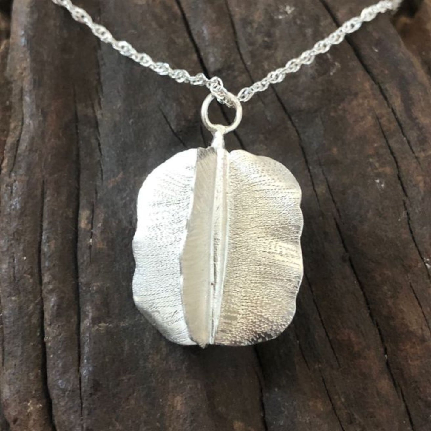 Sterling Silver Combretum Pod Necklace
