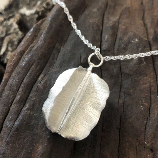 Sterling Silver Combretum Pod Necklace