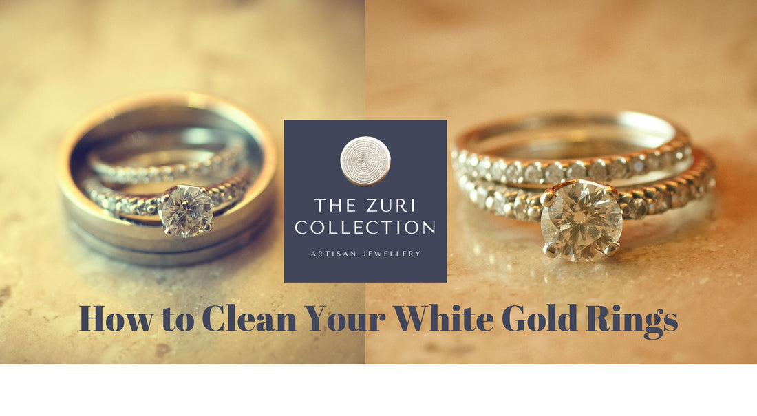 5 Tips to Safely Clean your White Gold Engagement and Wedding rings