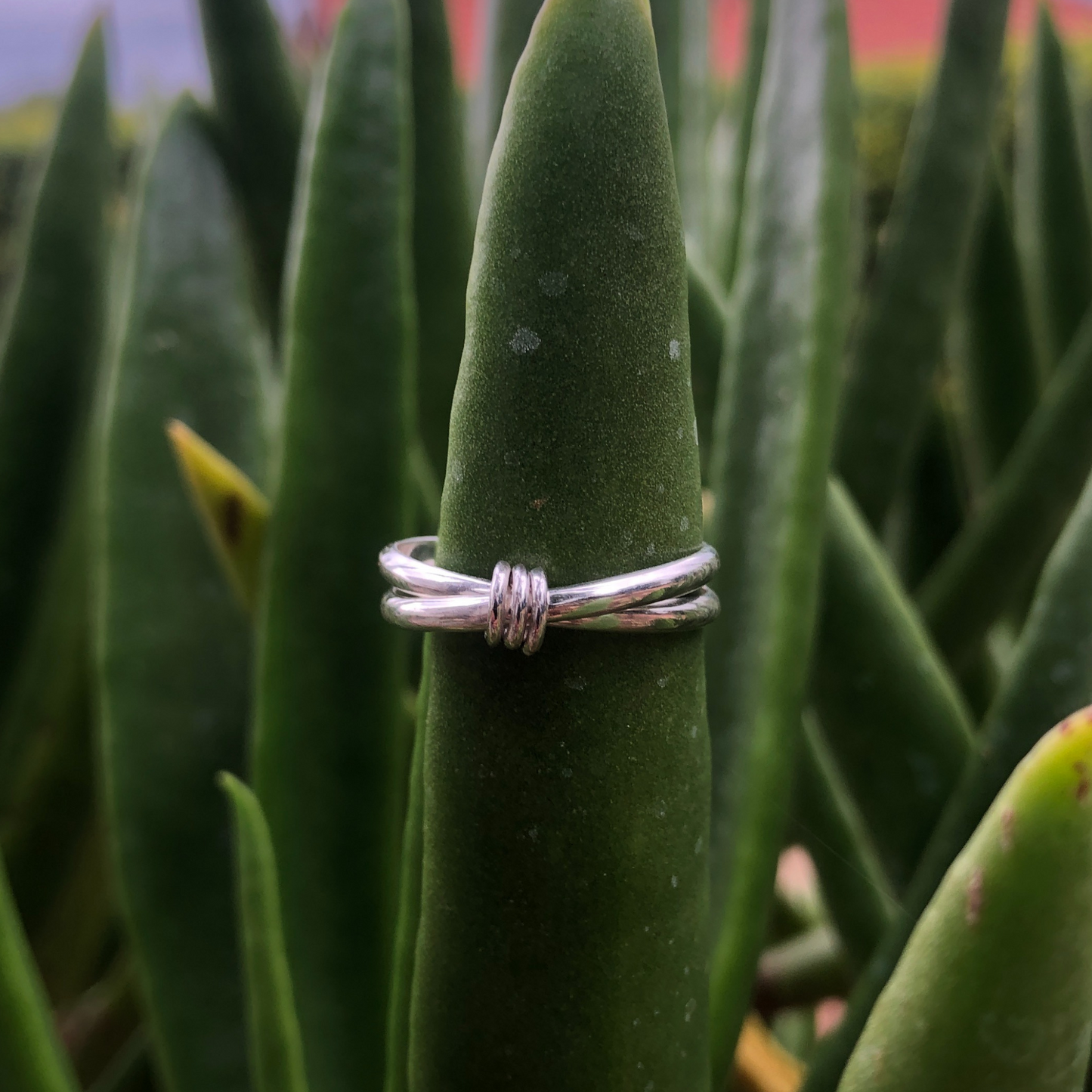 Sterling Silver Russian inspired "Family Ties" Ring