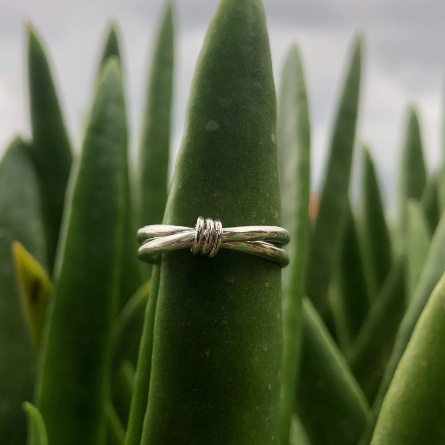 Sterling Silver Russian inspired "Family Ties" Ring