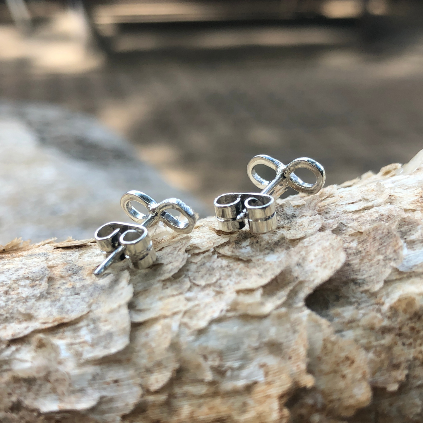 handmade infinity earrings