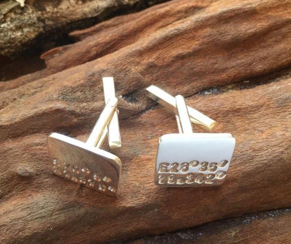 sterling Silver Cufflinks Made in Africa 