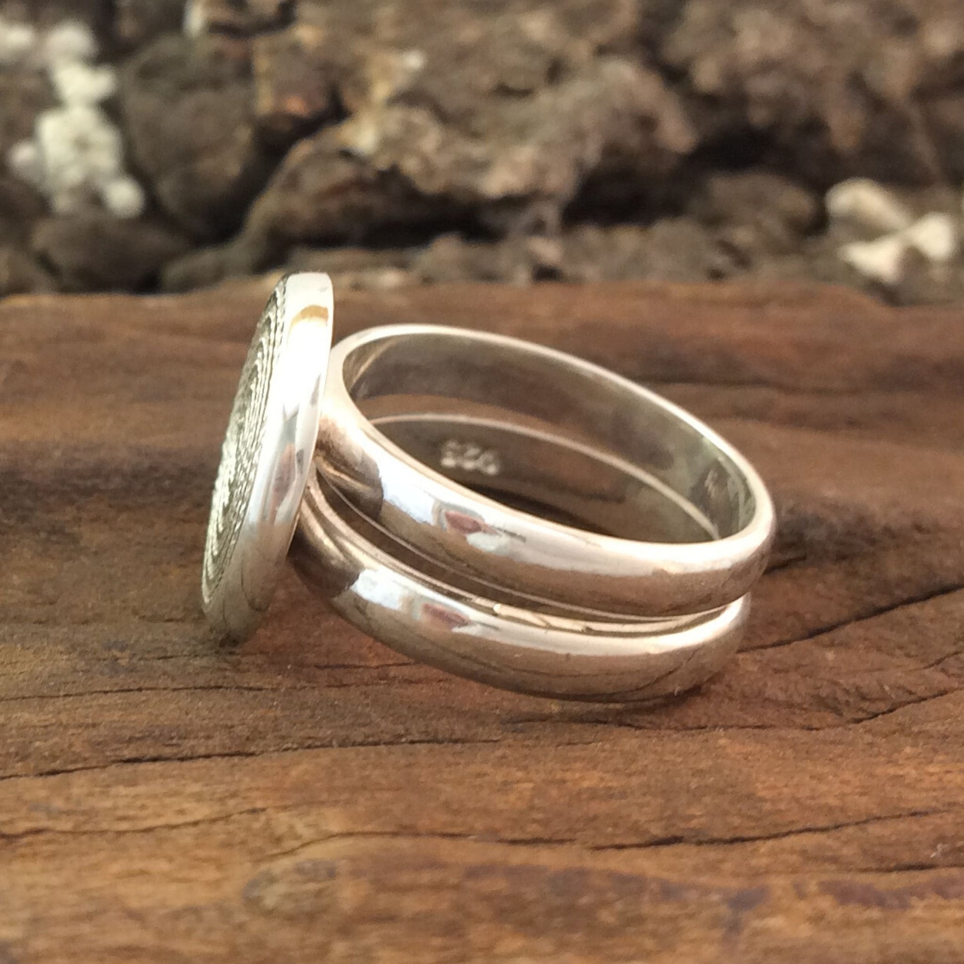 Silver Ndoro Ring made in Zimbabwe 