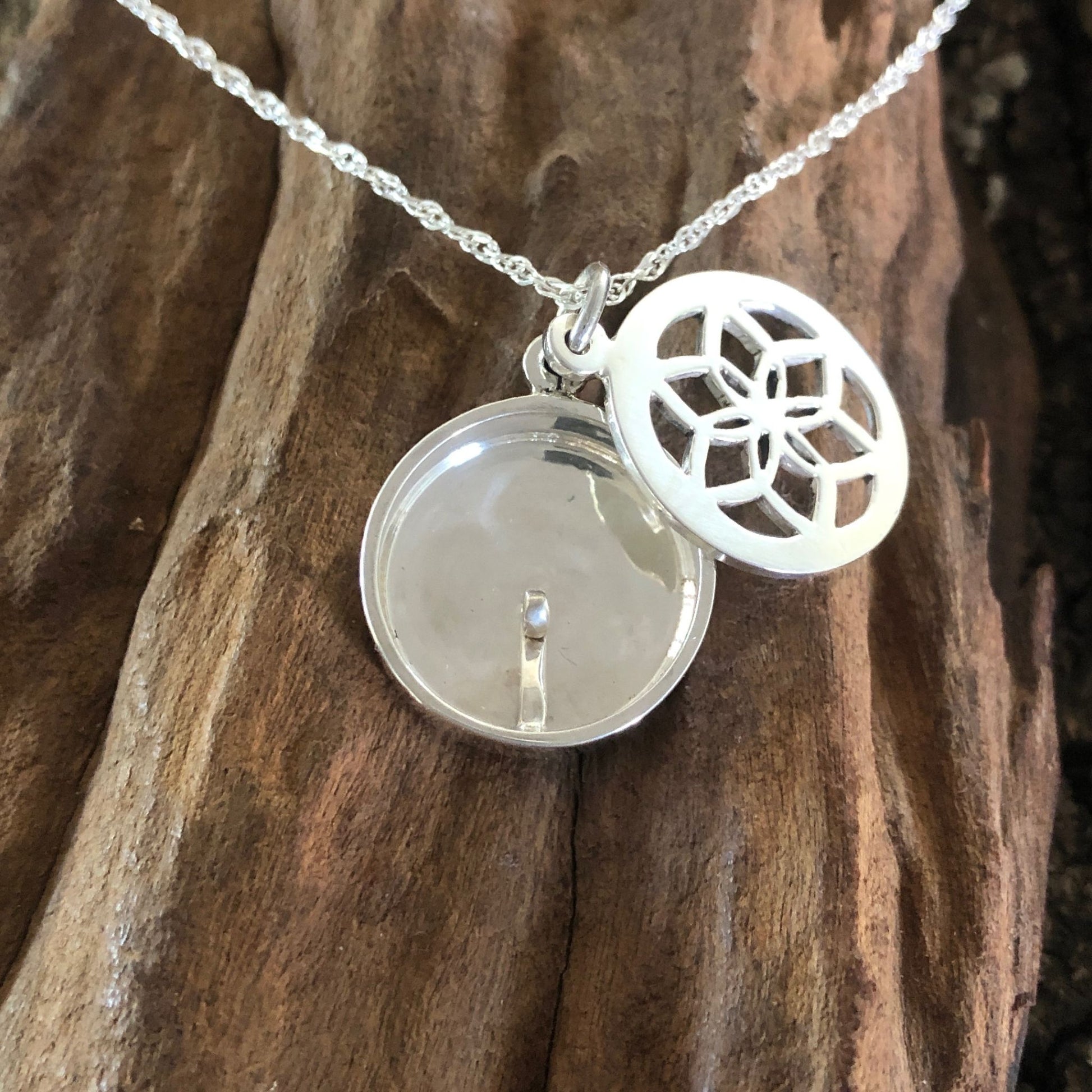 Handmade Silver Locket Necklace Made in Africa 